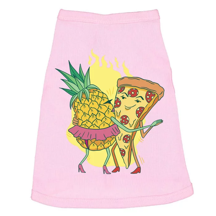 Pizza And Pineapple Dancing Doggie Tank