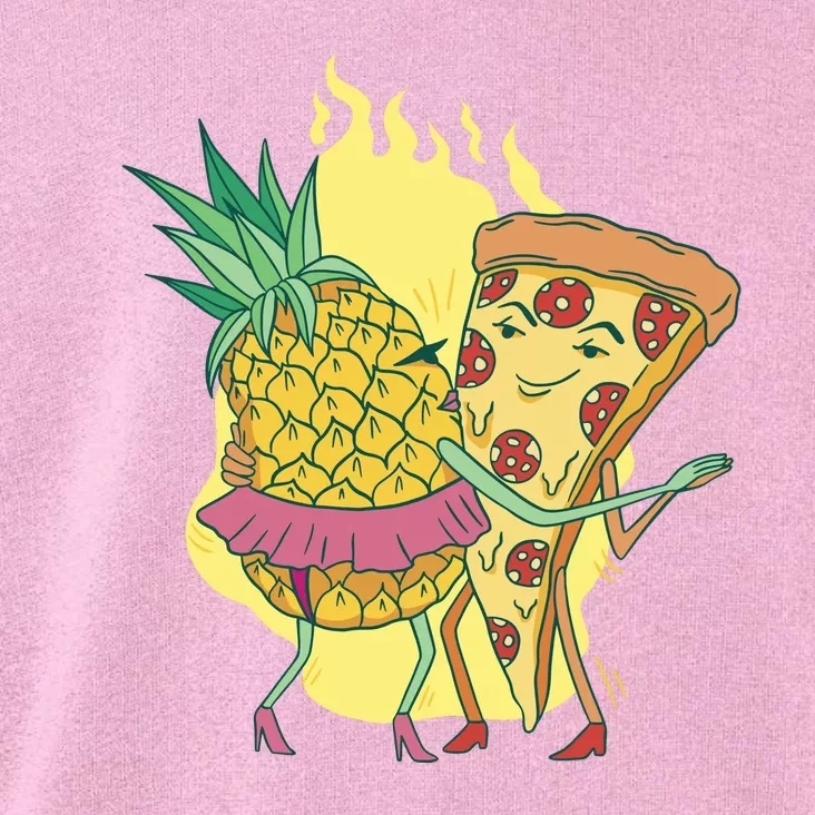 Pizza And Pineapple Dancing Toddler Hoodie