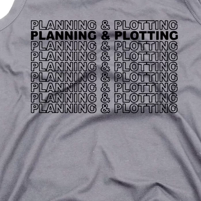 Planning And Plotting Stubboen Academy Tank Top