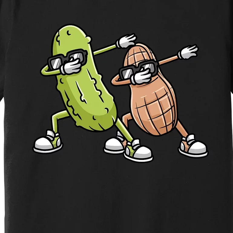 Peanut And Pickle Dabbing Peanut Butter Lover Premium T-Shirt