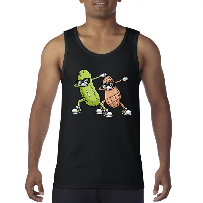 Peanut And Pickle Dabbing Peanut Butter Lover Tank Top