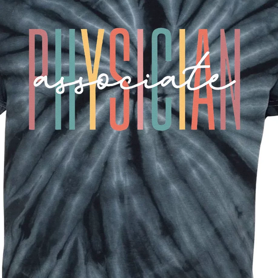 Physician Associate Physician Assistant Grad Gift PA School Kids Tie-Dye T-Shirt