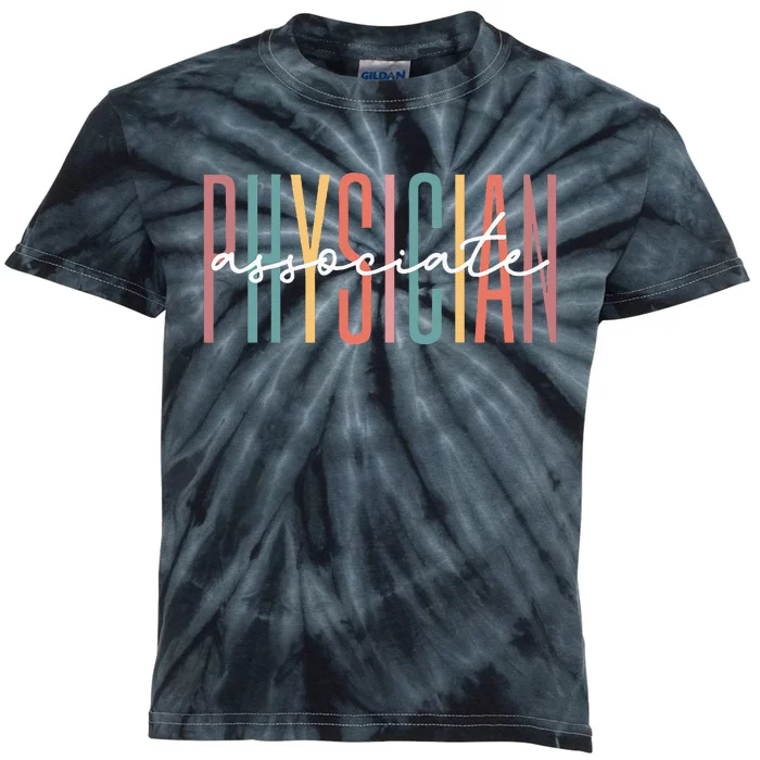 Physician Associate Physician Assistant Grad Gift PA School Kids Tie-Dye T-Shirt