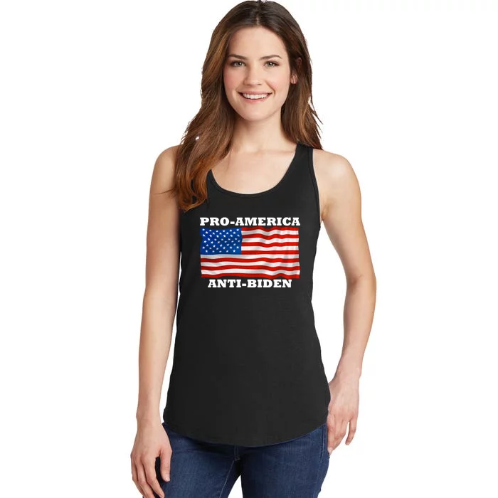 Pro-America Anti-Biden Ladies Essential Tank