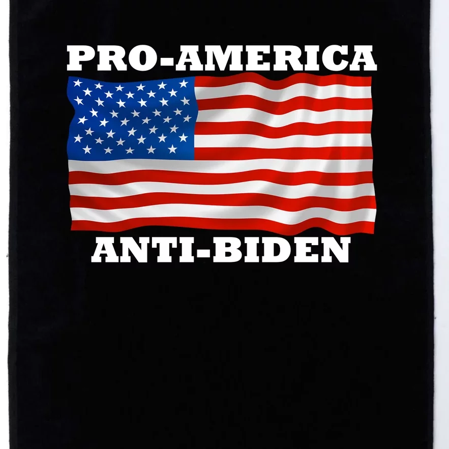 Pro-America Anti-Biden Platinum Collection Golf Towel