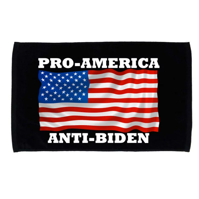 Pro-America Anti-Biden Microfiber Hand Towel