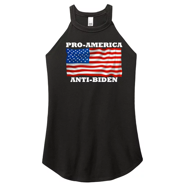 Pro-America Anti-Biden Women’s Perfect Tri Rocker Tank