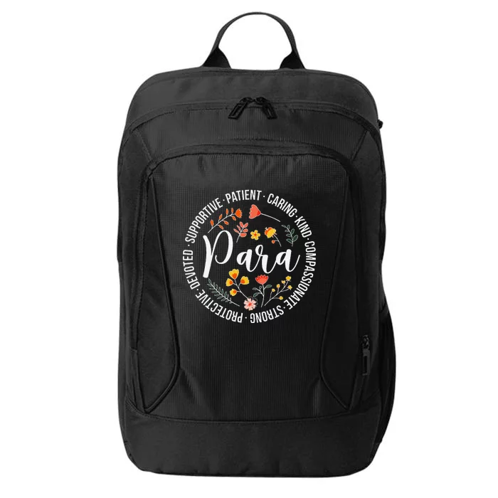 Paraprofessional Appreciation Para Parapro City Backpack