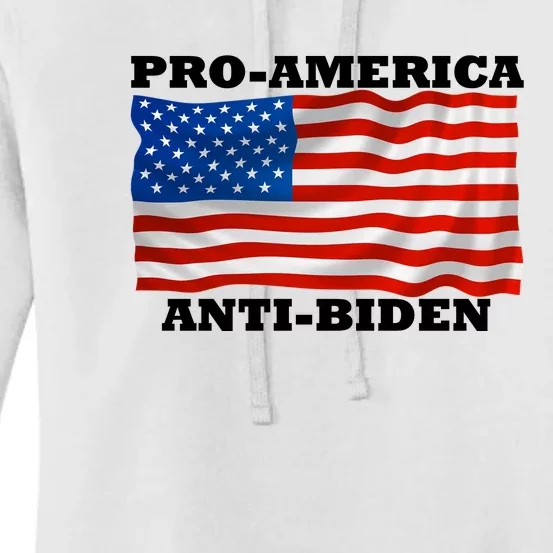 Pro America  Anti Biden , Pro America Anti Biden Women's Pullover Hoodie