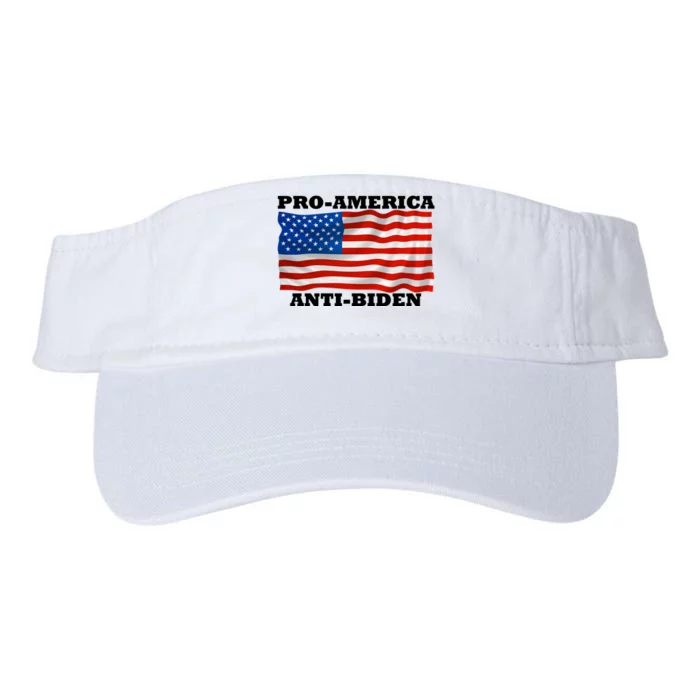 Pro America  Anti Biden , Pro America Anti Biden Valucap Bio-Washed Visor