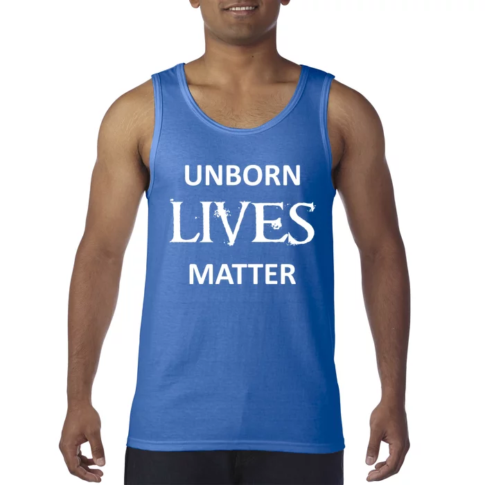 ProLife AntiAbortion Political Unborn Lives Matter Gift Tank Top