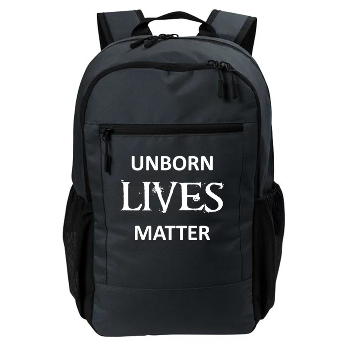 ProLife AntiAbortion Political Unborn Lives Matter Gift Daily Commute Backpack