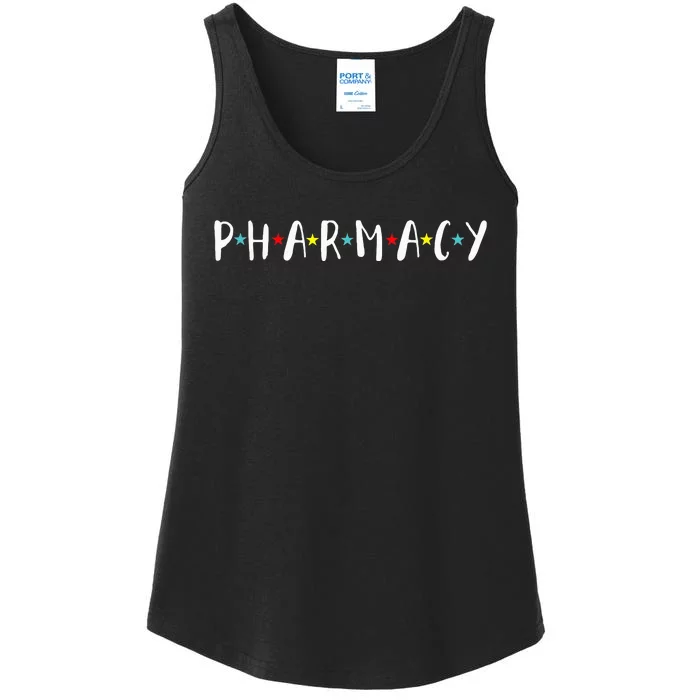 Pharmacy Assistant Pharmacist Funny Pharmacy Technician Ladies Essential Tank