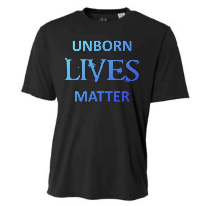 ProLife AntiAbortion Political Unborn Lives Matter Gift Cooling Performance Crew T-Shirt