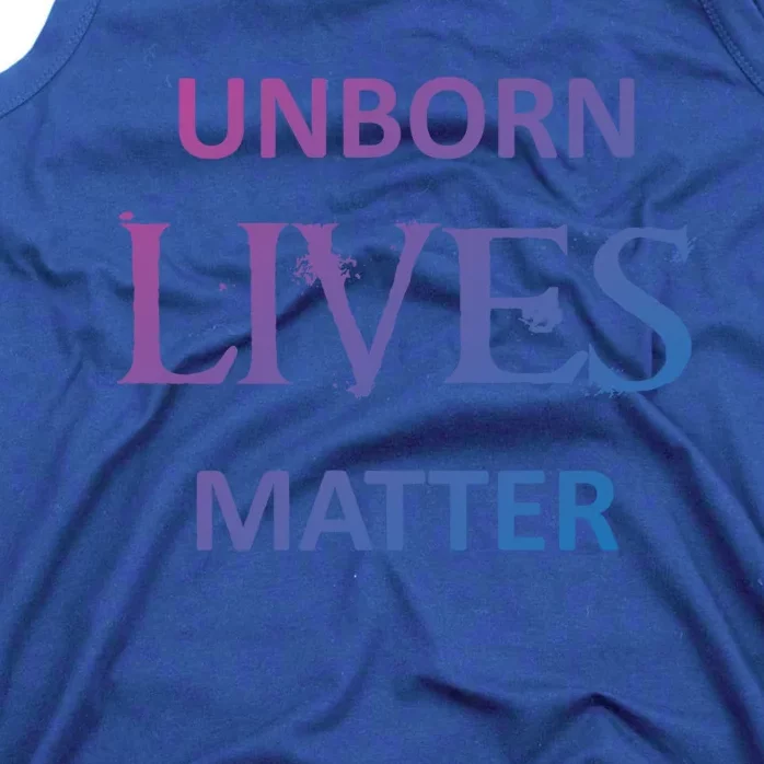 ProLife AntiAbortion Political Unborn Lives Matter Gift Tank Top