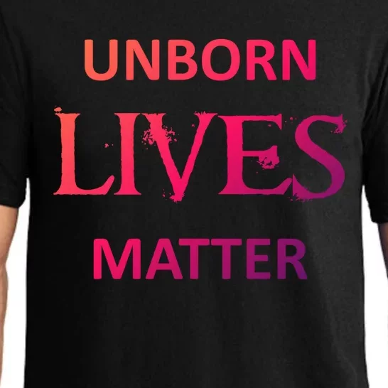 ProLife AntiAbortion Political Unborn Lives Matter Gift Pajama Set