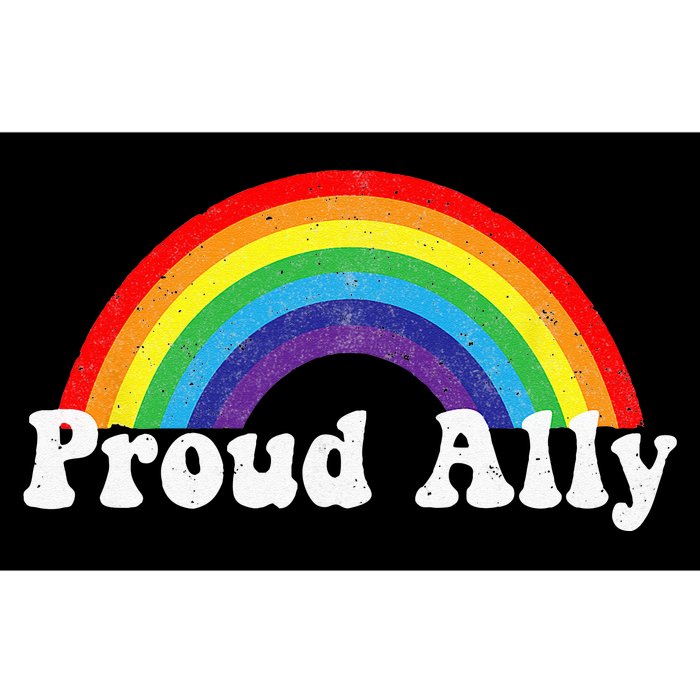 Proud Ally Pride Gay LGBT Day Month Parade Rainbow Bumper Sticker