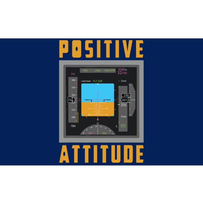 Positive Attitude Pilot Bumper Sticker