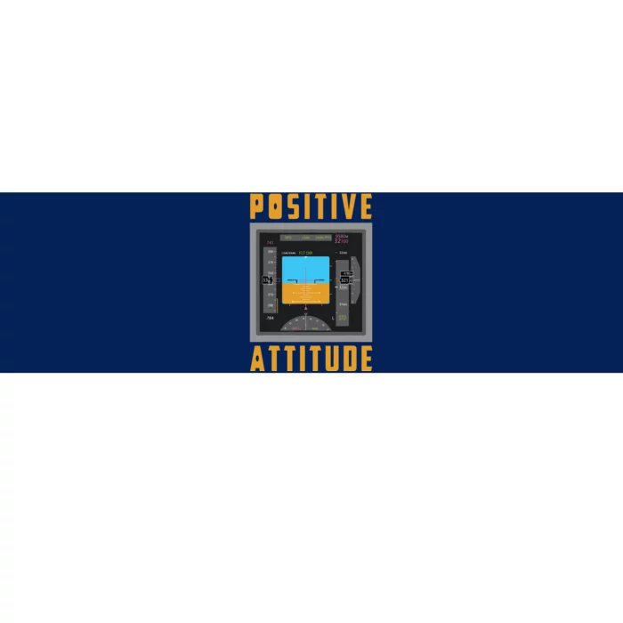 Positive Attitude Pilot Bumper Sticker