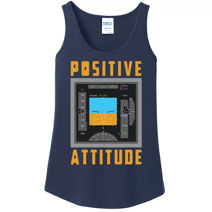 Positive Attitude Pilot Ladies Essential Tank