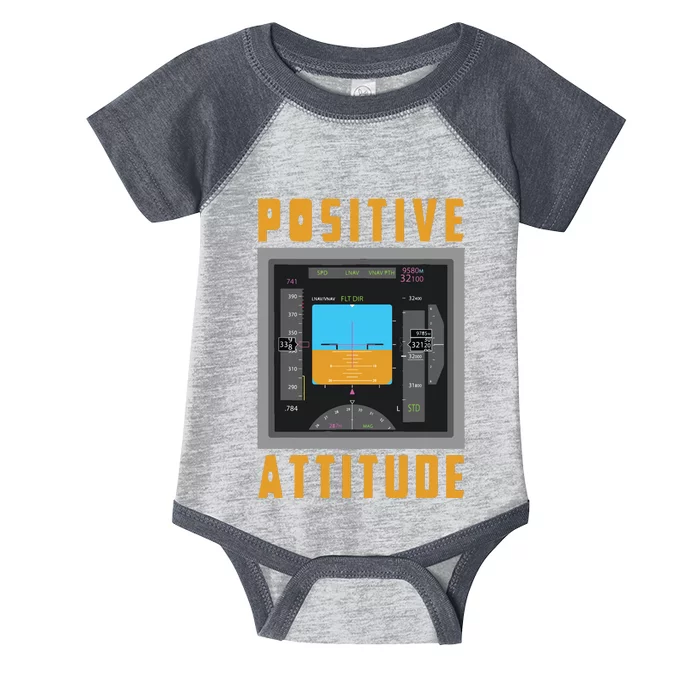 Positive Attitude Pilot Infant Baby Jersey Bodysuit