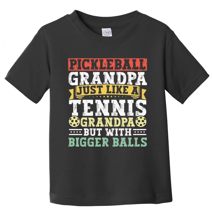 Pickleball Apparel Pickleball Player For Grandpa Toddler T-Shirt