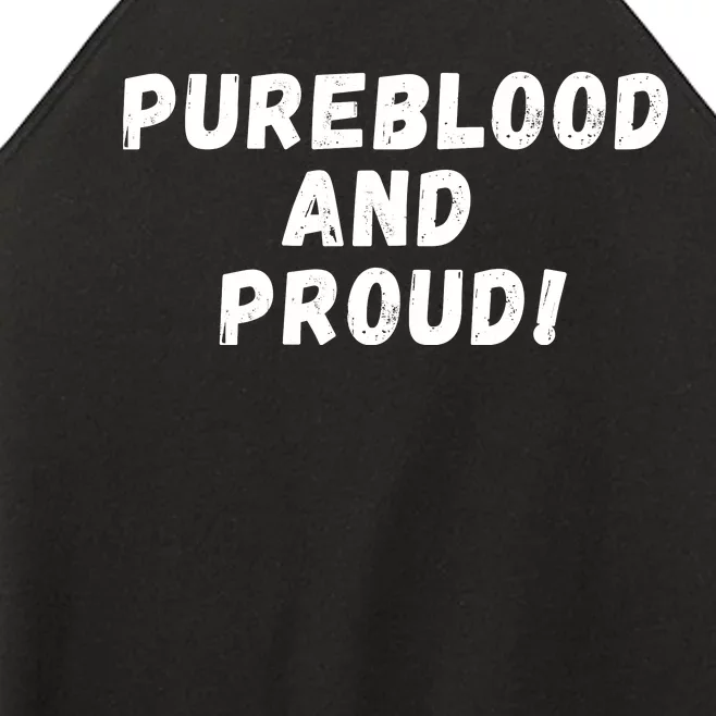 Pureblood And Proud, Funny AntiVaccinated, Unvaccinated Women’s Perfect Tri Rocker Tank