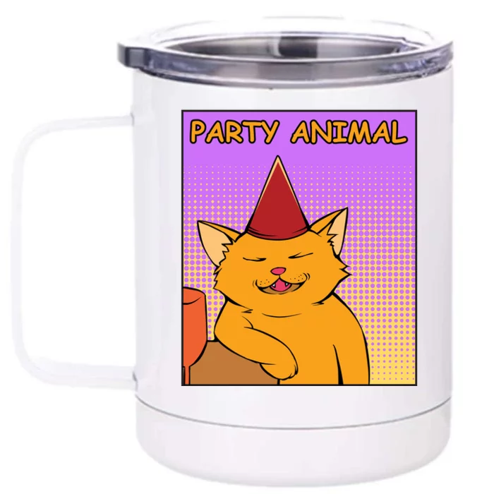 Party Animal Front & Back 12oz Stainless Steel Tumbler Cup