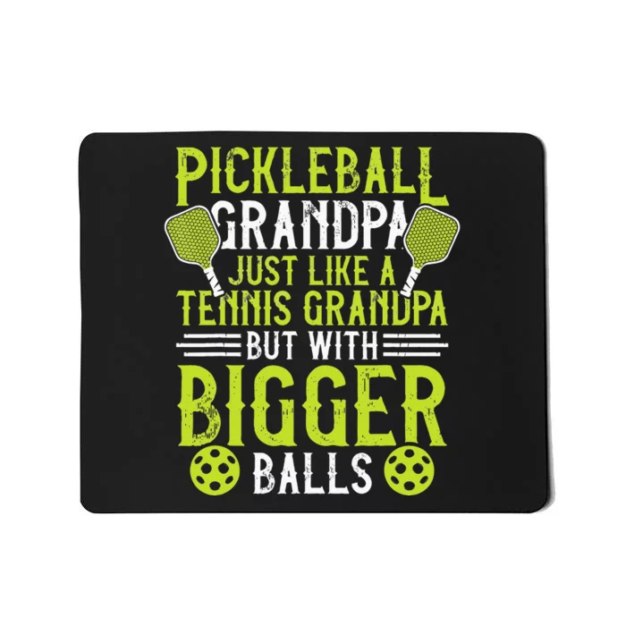 Pickleball Apparel Pickleball Player For Grandpa Mousepad