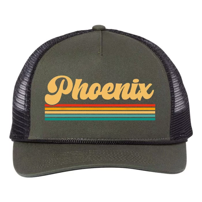 Phoenix Arizona Retro Rope Trucker Hat Cap