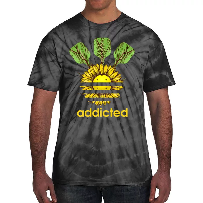 Pickleball Addicted Tie-Dye T-Shirt