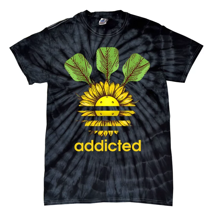 Pickleball Addicted Tie-Dye T-Shirt