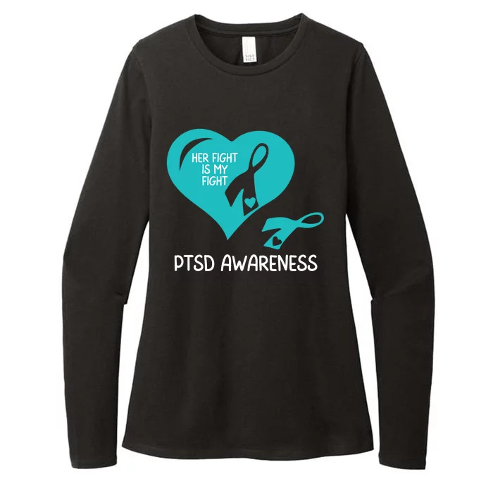 Ptsd Awareness Ptsd Awareness Gift Ptsd Support Ptsd Ribbon Ptsd Month Womens CVC Long Sleeve Shirt