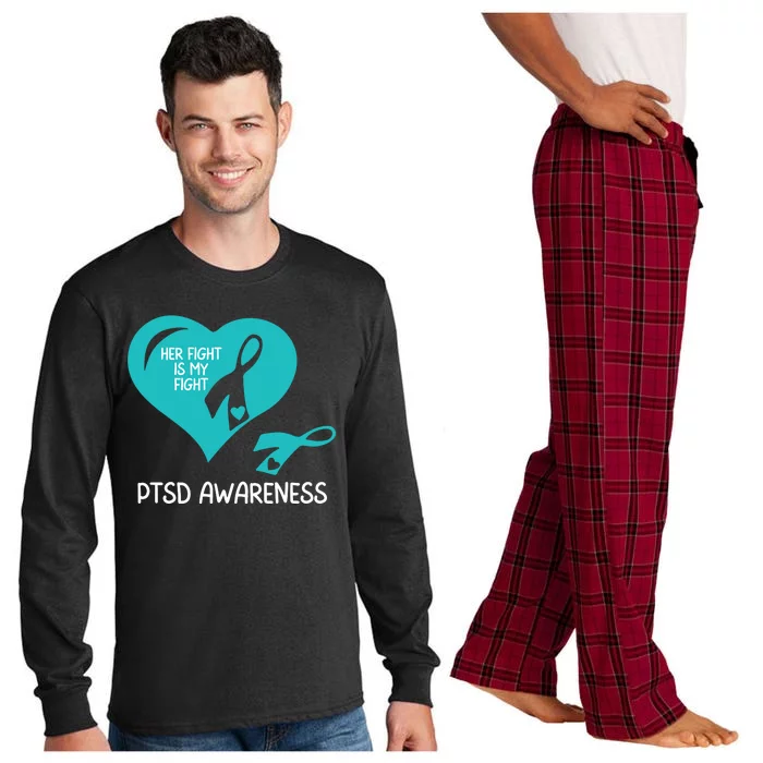 Ptsd Awareness Ptsd Awareness Gift Ptsd Support Ptsd Ribbon Ptsd Month Long Sleeve Pajama Set