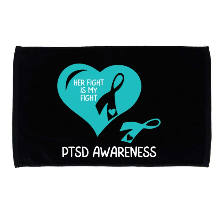 Ptsd Awareness Ptsd Awareness Gift Ptsd Support Ptsd Ribbon Ptsd Month Microfiber Hand Towel