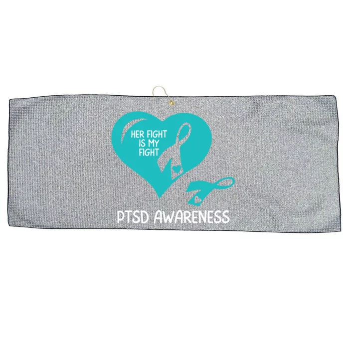 Ptsd Awareness Ptsd Awareness Gift Ptsd Support Ptsd Ribbon Ptsd Month Large Microfiber Waffle Golf Towel