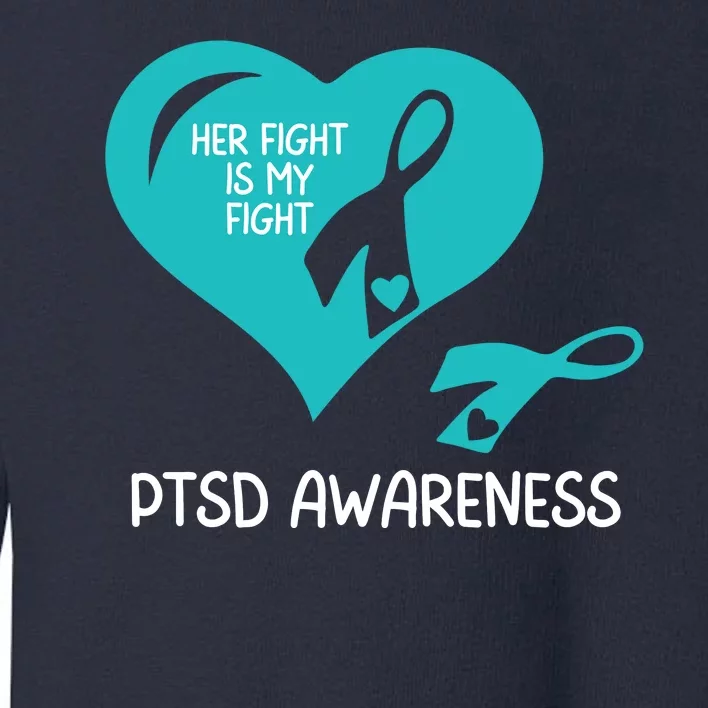 Ptsd Awareness Ptsd Awareness Gift Ptsd Support Ptsd Ribbon Ptsd Month Toddler Sweatshirt