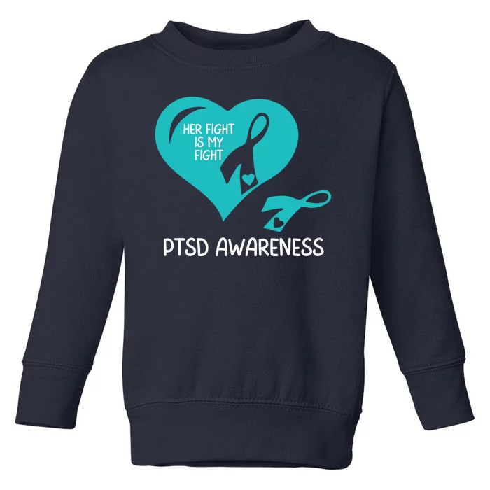 Ptsd Awareness Ptsd Awareness Gift Ptsd Support Ptsd Ribbon Ptsd Month Toddler Sweatshirt