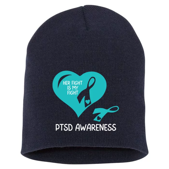 Ptsd Awareness Ptsd Awareness Gift Ptsd Support Ptsd Ribbon Ptsd Month Short Acrylic Beanie