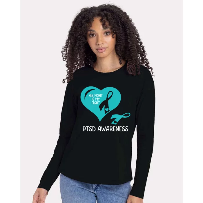 Ptsd Awareness Ptsd Awareness Gift Ptsd Support Ptsd Month Ptsd Ribbon Womens Cotton Relaxed Long Sleeve T-Shirt