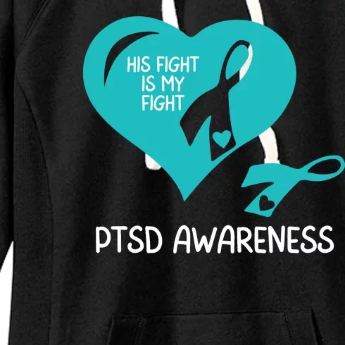 Ptsd Awareness Ptsd Awareness Gift Ptsd Support Ptsd Month Ptsd Ribbon Women's Fleece Hoodie