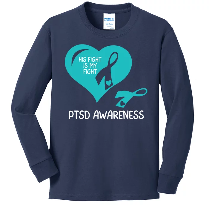 Ptsd Awareness Ptsd Awareness Gift Ptsd Support Ptsd Month Ptsd Ribbon Kids Long Sleeve Shirt