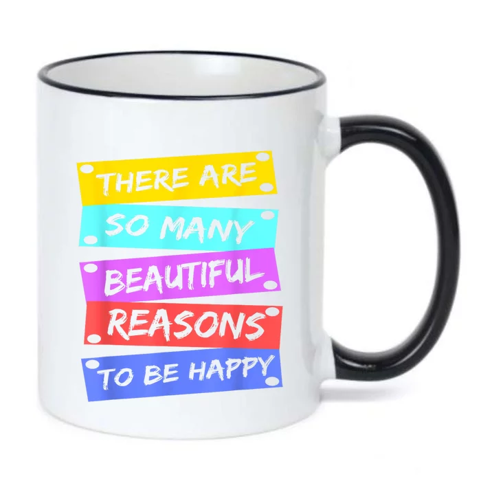 Positive Affirmations Positive Message Black Color Changing Mug