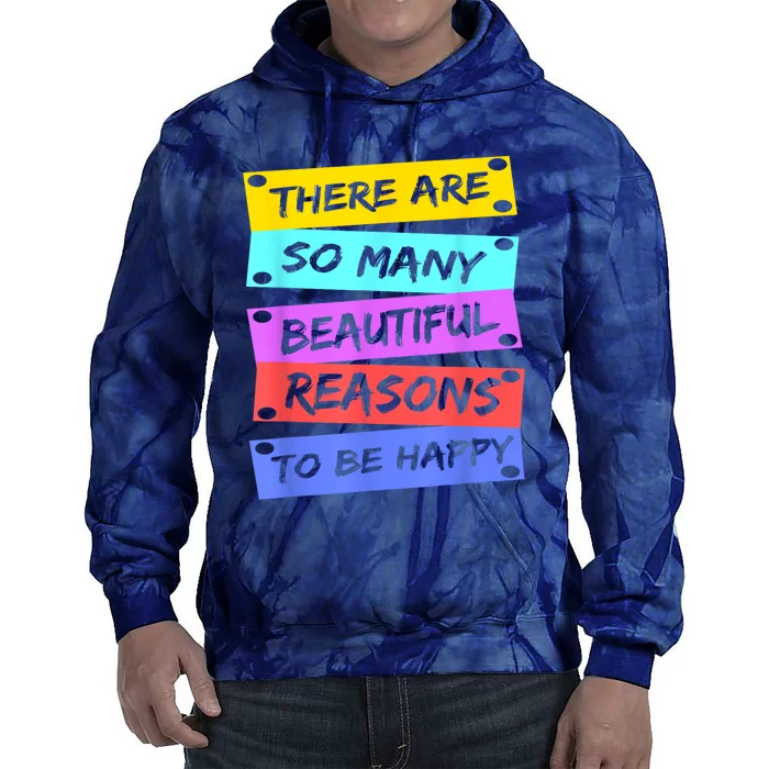 Positive Affirmations Positive Message Tie Dye Hoodie