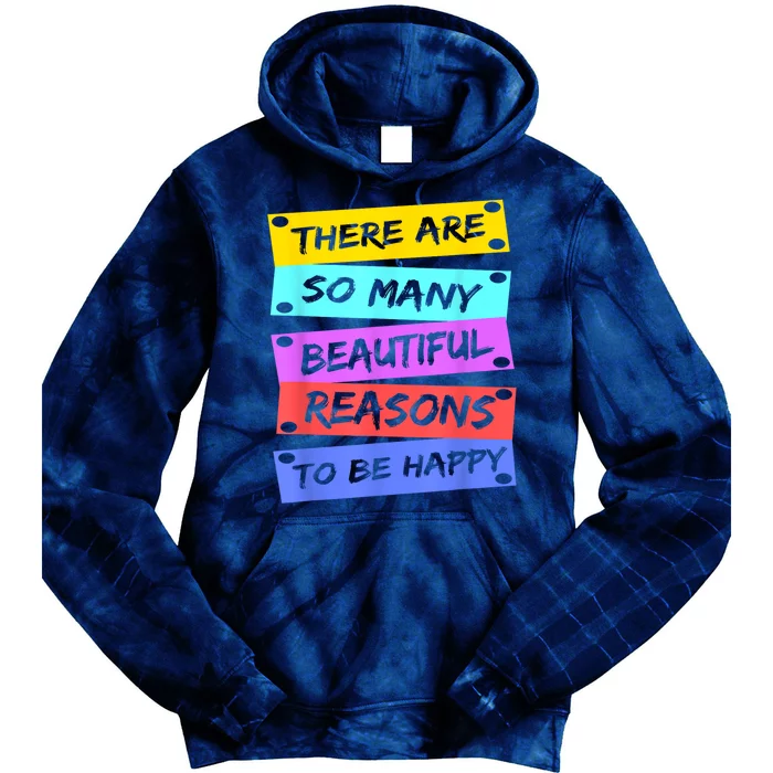 Positive Affirmations Positive Message Tie Dye Hoodie