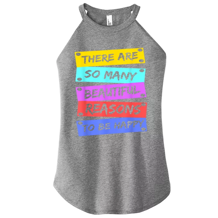 Positive Affirmations Positive Message Women’s Perfect Tri Rocker Tank