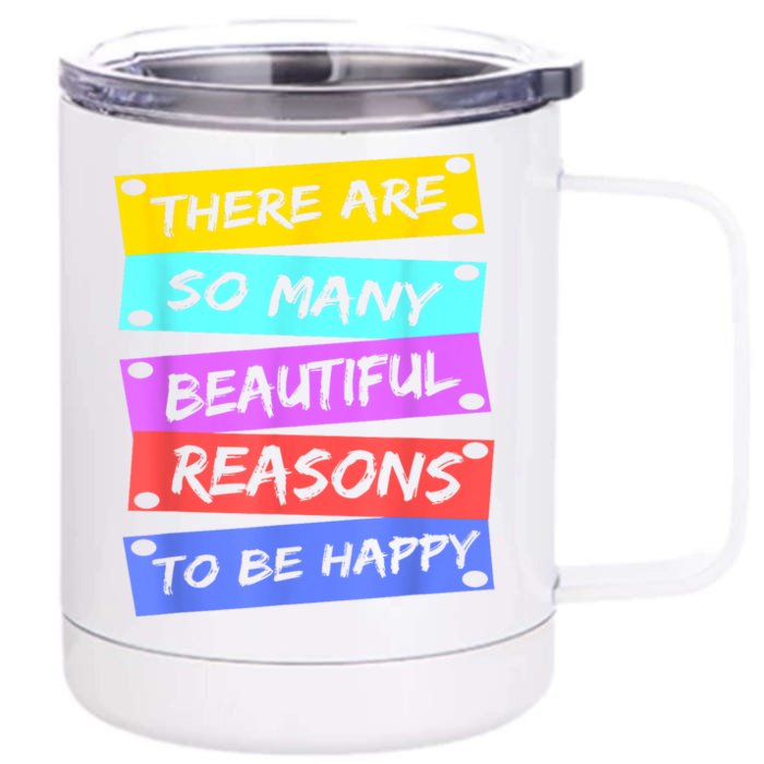 Positive Affirmations Positive Message Front & Back 12oz Stainless Steel Tumbler Cup