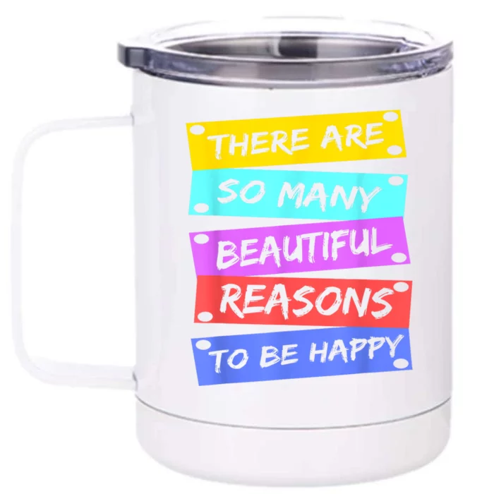 Positive Affirmations Positive Message Front & Back 12oz Stainless Steel Tumbler Cup