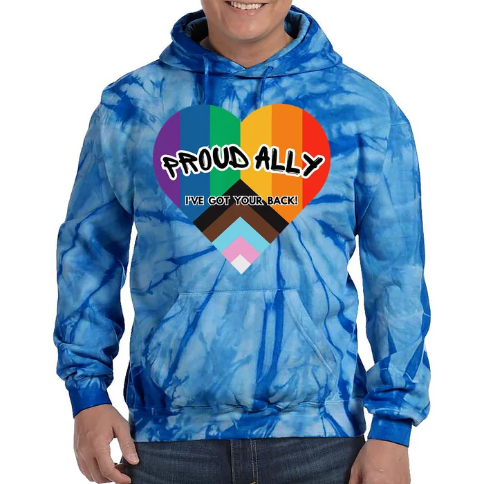 Proud Ally Tie Dye Hoodie