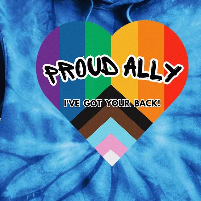 Proud Ally Tie Dye Hoodie